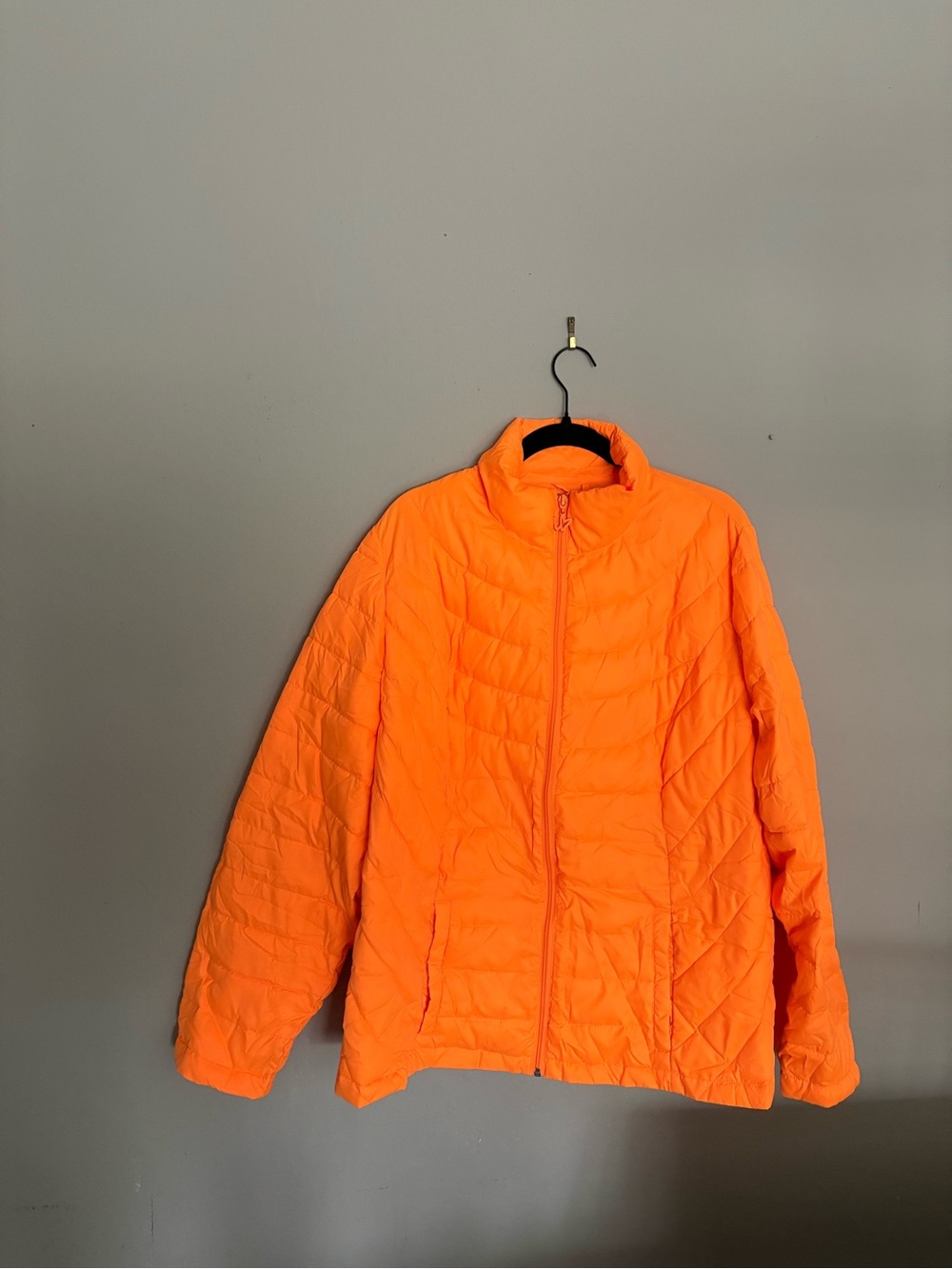 Women's Lane Bryant Lightweight Puffer Jacket - Bright Orange 18/20